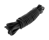 Karada Silicone Bonding Rope 20 Feet Black - - Collars And Cuffs